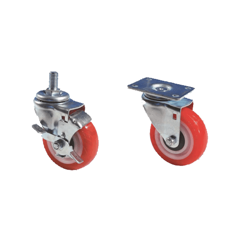 Urethane wheel/Wagon wheel/Handcar wheel/Transport wheel/Bogie handcart transporter/Shopping cart wheel Heavy load caster 3040-S-PU-BT (rotating bolt type), 3040-S-PU (rotating type), 3040-R-PU (fixed type)