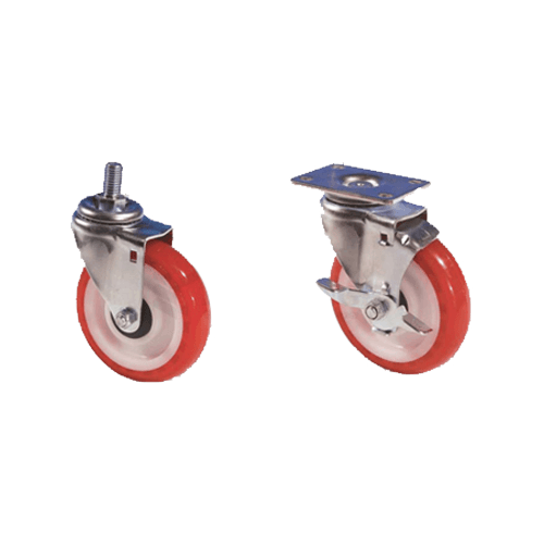 Urethane wheel/Wagon wheel/Handcar wheel/Transport wheel/Bogie handcart transporter/Shopping cart wheel Heavy load caster 3050-S-PU-BT (rotating bolt type), 3050-S-PU (rotating type), 3050-R-PU (fixed type)