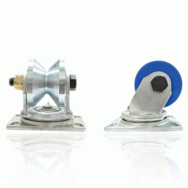HC-HVS HC-N4 Wide V Angle Wheel Forged V Angle Rotation Korea Caster