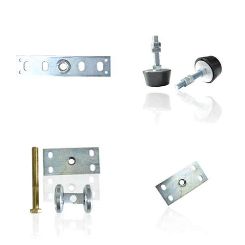 Rubber dust ring/ Double roller set/ Double roller 4-wheel, 2-wheel set/ Double roller upper plate/ HC-3"/ HC-4" Korean caster