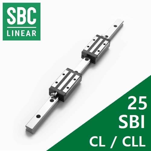 SBC Linear LM Guide: SBI25CL / SBI25CLL / Rail selection