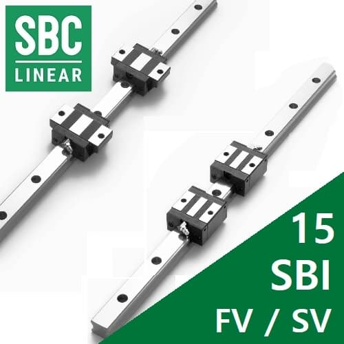 SBC Linear LM Guide: SBI15FV / SBI15SV / Rail selection